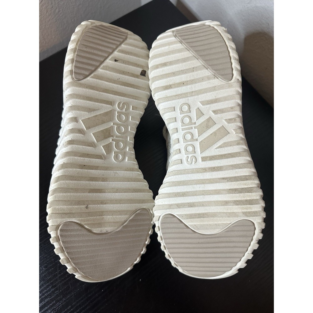 Adidas Womens Kaptir Flow IF6601 White Running Shoes Sneakers Size 8 - Picture 7 of 9
